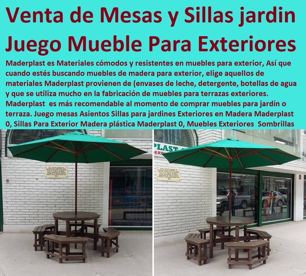 Juego mesas Asientos Sillas para jardines Exteriores en Madera Maderplast 0, Sillas Para Exterior Madera plástica Maderplast 0, Muebles Para Exteriores Cali 0, Sombrillas Para Mesas Exteriores 0, Venta de Mesas y Sillas jardin Juego mesas Asientos Sillas para jardines Exteriores en Madera Maderplast 0, Muebles Campestres Para Exteriores 0 Muebles De Terrazas De Exterior 0 Interior 0 Muebles De Jardín Y Exteriores 0 Muebles Para Exteriores De Madera Plástica Maderplast 0 Muebles Para Hostelería Y Hotelería 0 Muebles Para Cafeteria 0 Muebles Para Restaurante 0 Diseño de Muebles Campestres 0 Fábrica de muebles Campestres, Sillas Para Exterior Madera plástica Maderplast 0, Muebles Para Exteriores Cali 0, Sombrillas Para Mesas Exteriores 0, Venta de Mesas y Sillas jardin